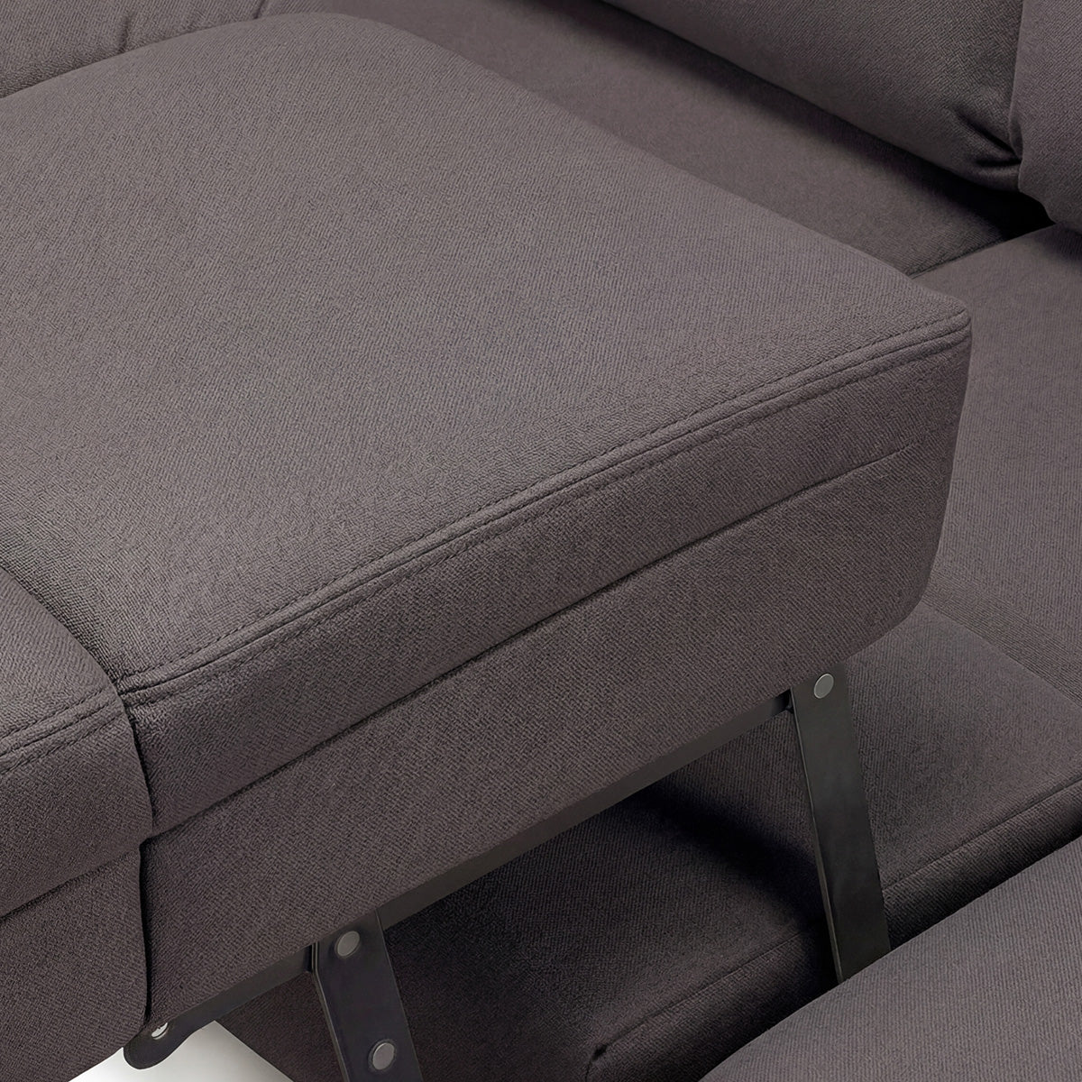 Canapé d'angle convertible - 4 places - Tissu - ANACAPRI