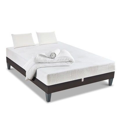 Prêt-à-dormir HÉRA avec Sommier, Couette, Oreillers et Protège-matelas