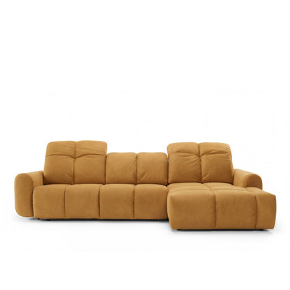Canapé d'angle convertible - 4 places - Tissu - ANACAPRI