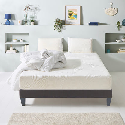 Prêt-à-dormir VOSGES avec Sommier, Couette, Oreillers et Protège-matelas