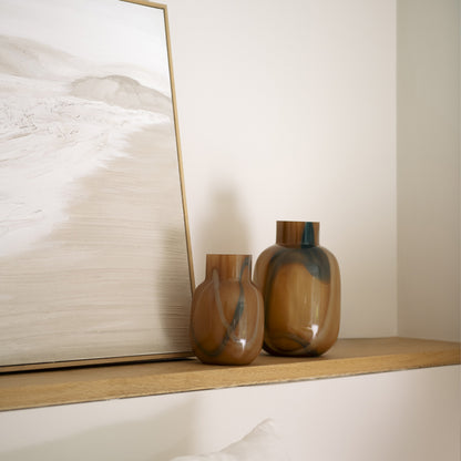 vase-verre-fume-marron-tina-14x20-cm