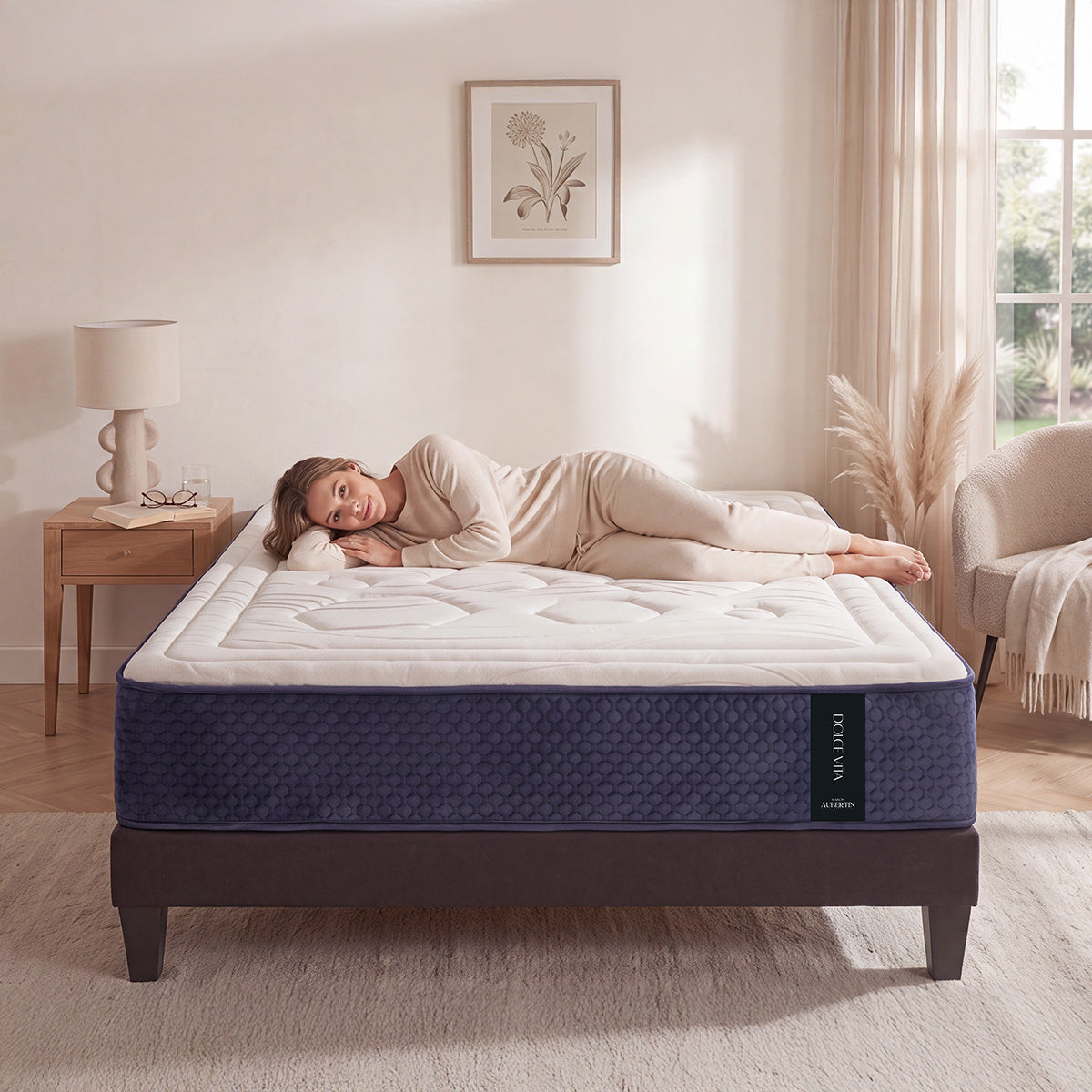 Ensemble Matelas DOLCE VITA et Sommier AURORE