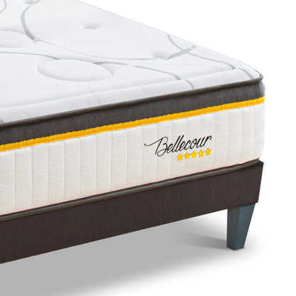 Prêt-à-dormir BELLECOUR 3.0 avec Sommier, Couette, Oreillers et Protège-matelas