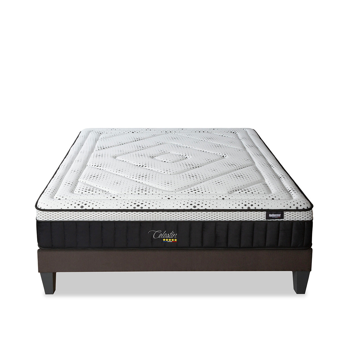 Ensemble Matelas Mémoire de forme CÉLESTIN 2.0 avec sommier