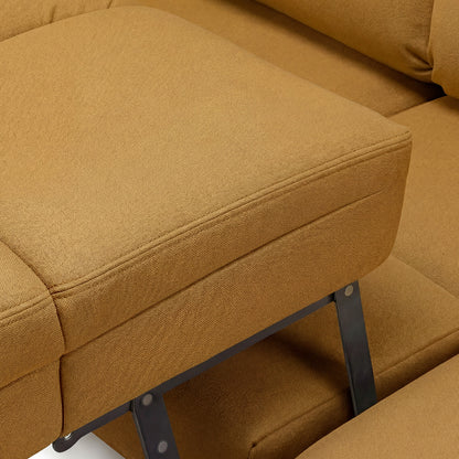 Canapé d'angle convertible - 4 places - Tissu - ANACAPRI