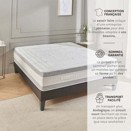Matelas Ressorts ensachés 33 cm CHAMPS ÉLYSÉES