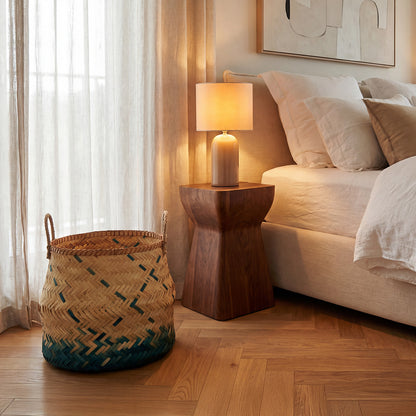 panier-bambou-naturel-bleu