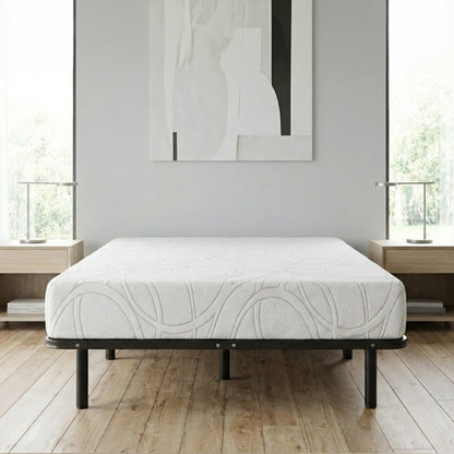 Ensemble Matelas Mémoire de forme EUPRAXIE avec Cadre à lattes