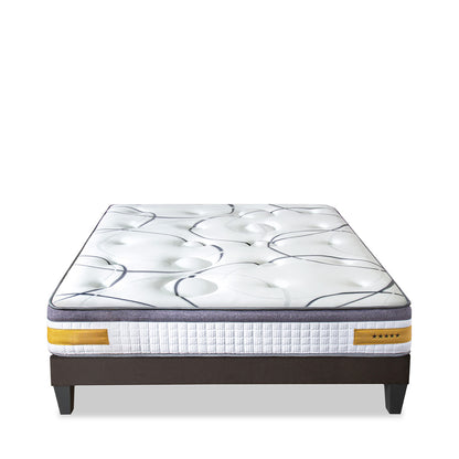 Ensemble Matelas Mémoire de forme COPENHAGUE avec sommier