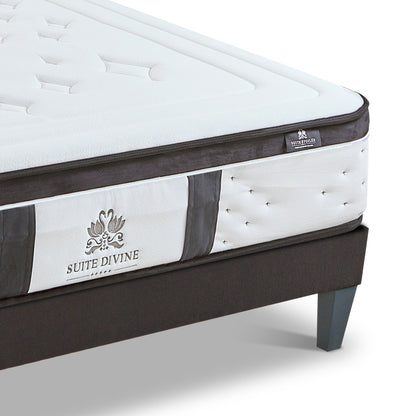 Ensemble Matelas Mémoire de forme SUITE DIVINE avec sommier