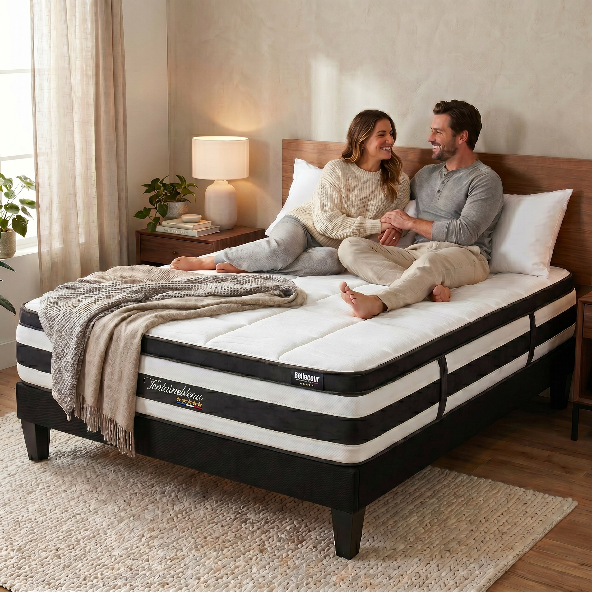 Matelas Ressorts ensachés 25 cm FONTAINEBLEAU