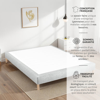 Sommier Tapissier Tissu SISAL