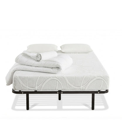 Prêt-à-dormir EUPRAXIE avec Cadre à lattes, Couette, Oreillers et Protège-matelas