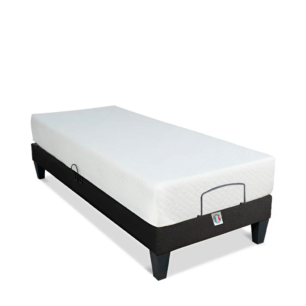 Ensemble Matelas Mémoire de forme ABSOLU avec sommier AMIRAL