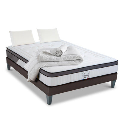 Prêt-à-dormir TIVOLI avec Sommier, Couette, Oreillers et Protège-matelas