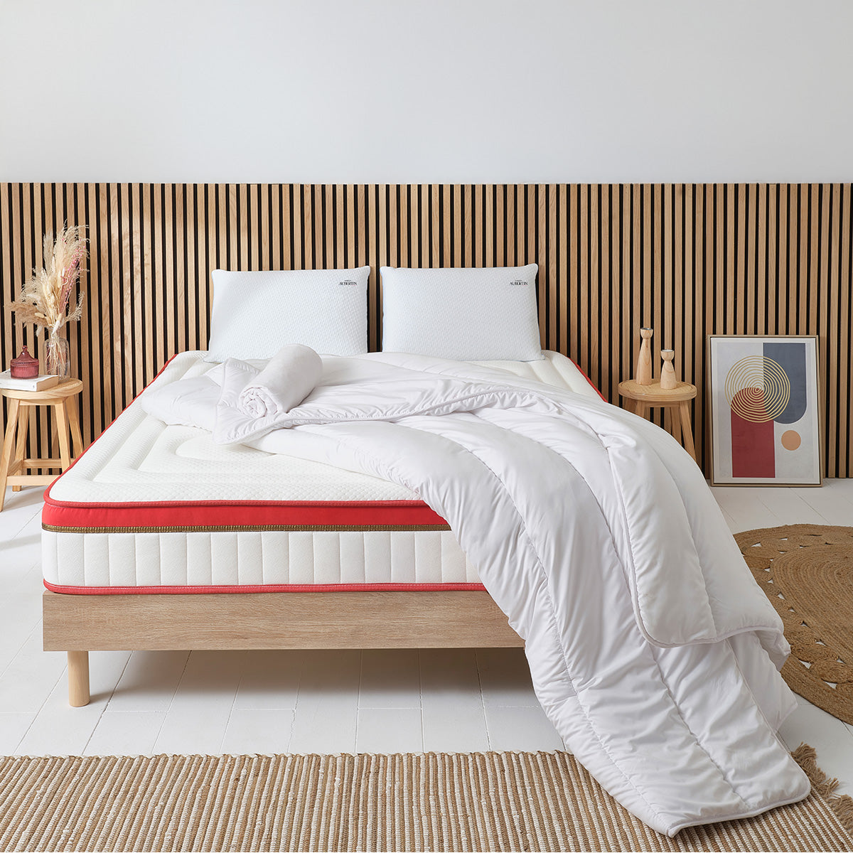 Prêt-à-dormir SUPREME avec Sommier SÉLÉNA et Accessoires