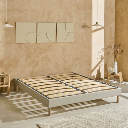 Sommier À Lattes Tissu LINO