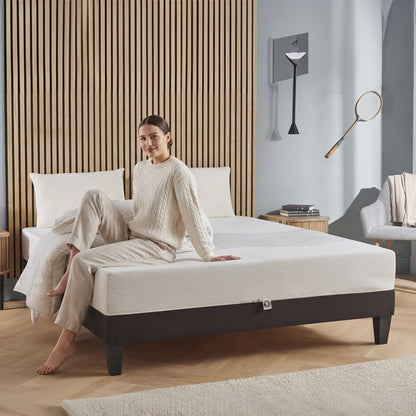 Pack prêt à dormir Sensitive - Matelas + Sommier + Couette, oreillers, protège-matelas - 21 cm d'épaisseur