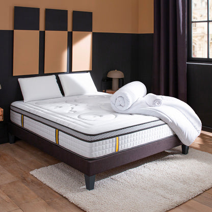 Prêt-à-dormir REINA 2.0 avec Sommier, Couette, Oreillers et Protège-matelas