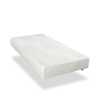 Matelas Paris - Mousse mémoire de forme - Fabriqué en France - 24 cm d'épaisseur - Accueil moelleux, soutien ferme