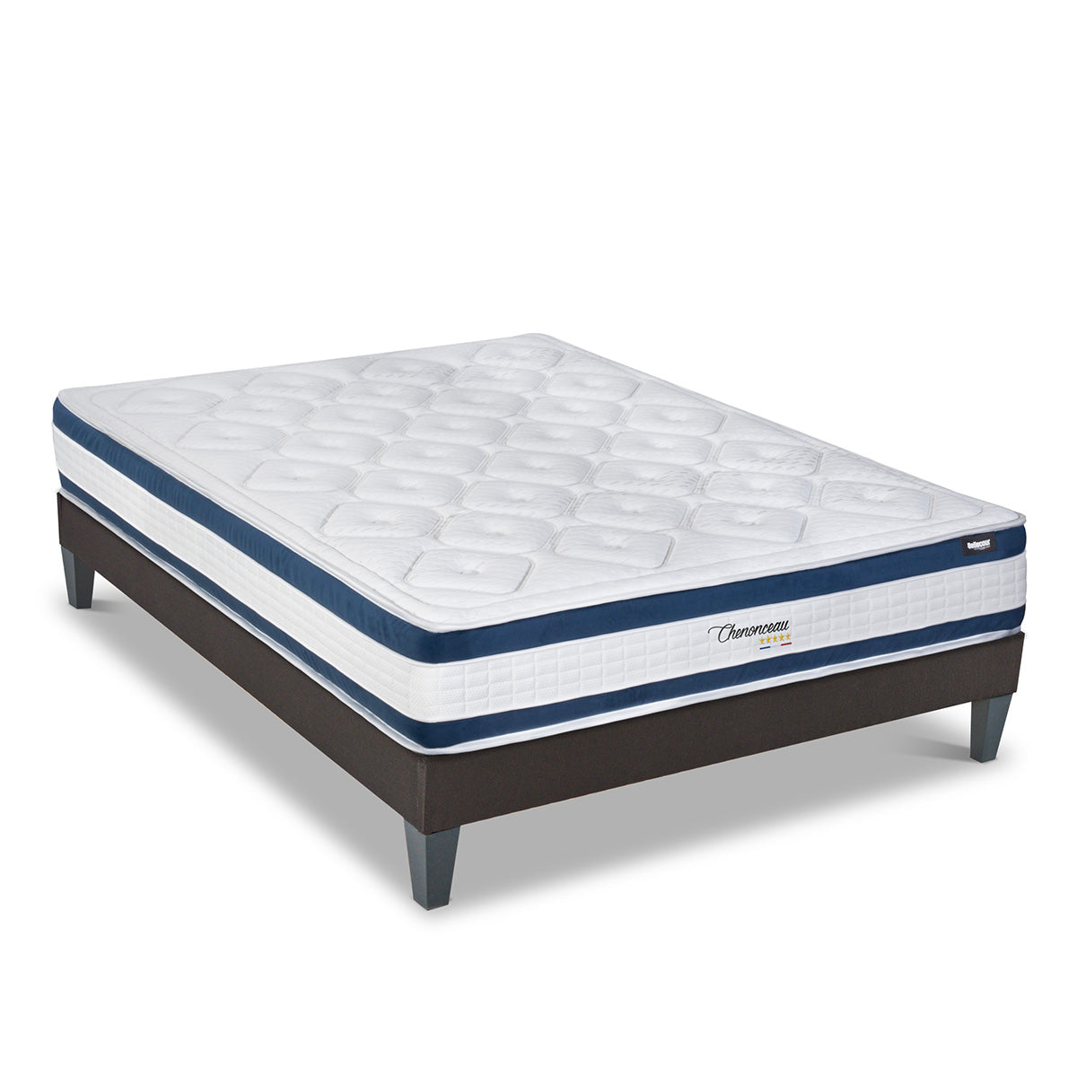 Ensemble Matelas Mémoire de forme CHENONCEAU avec sommier