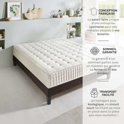 Ensemble Matelas Mémoire de forme APOLLON avec sommier