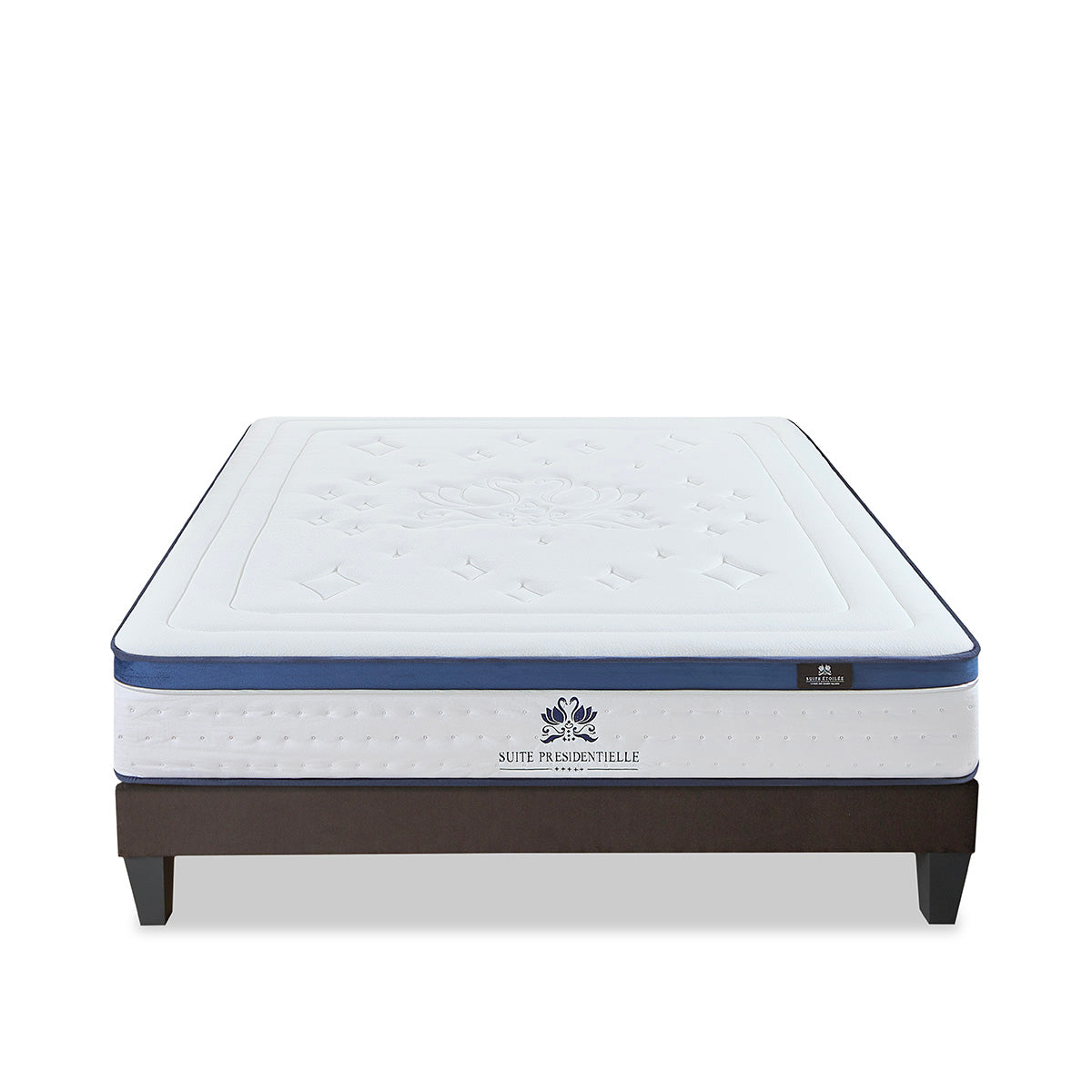 Ensemble Matelas Mémoire de forme SUITE PRÉSIDENTIELLE avec sommier