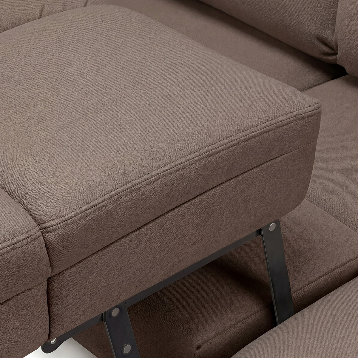 Canapé d'angle convertible - 4 places - Tissu - ANACAPRI