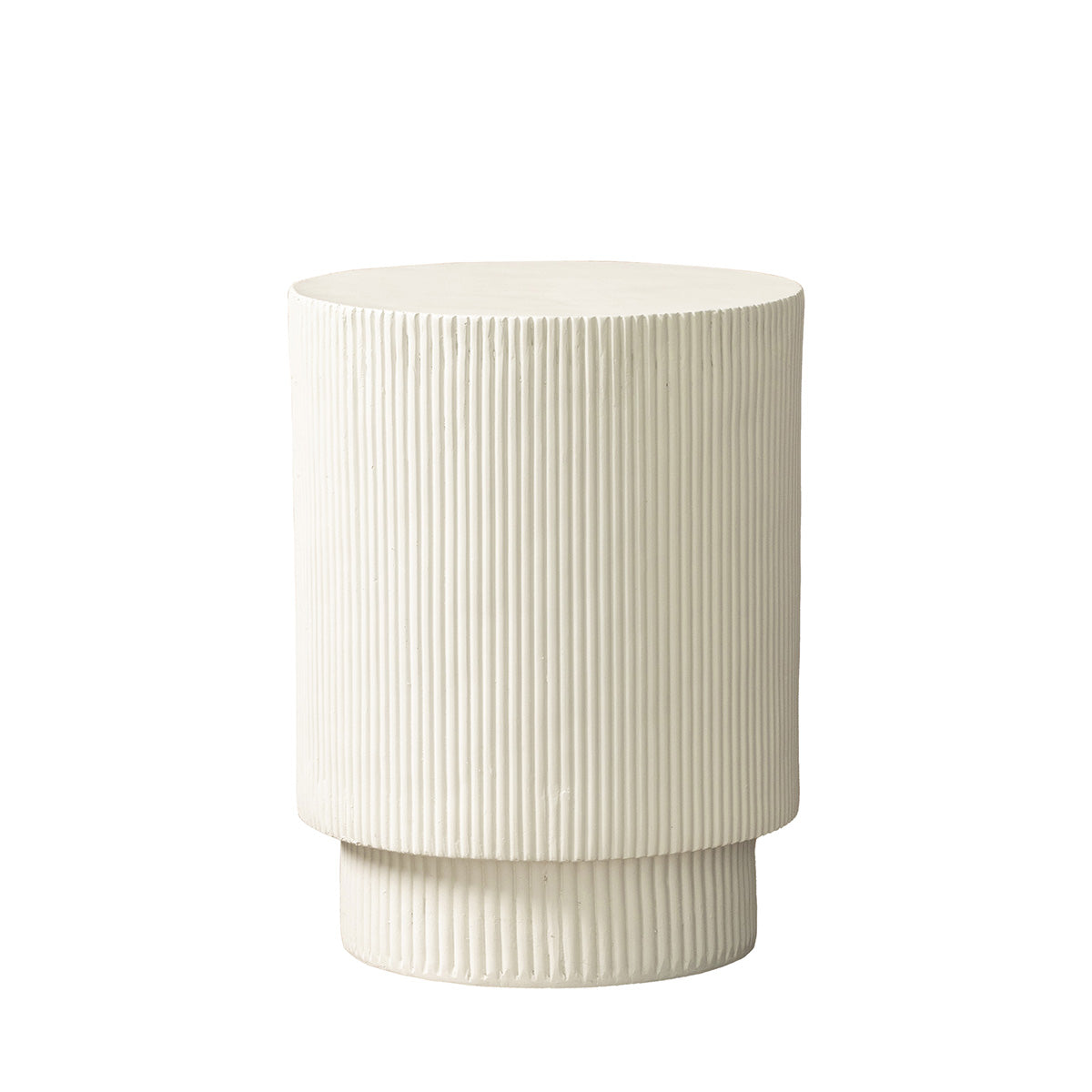 table-d-appoint-ronde-35cm-effet-strie-blanc-adria