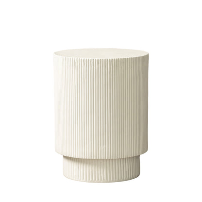 table-d-appoint-ronde-35cm-effet-strie-blanc-adria