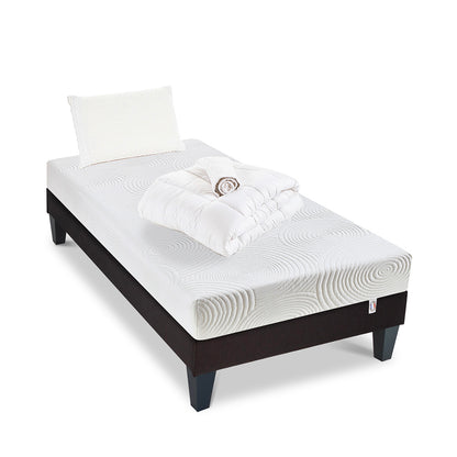 Prêt-à-dormir VOSGES avec Sommier, Couette, Oreillers et Protège-matelas