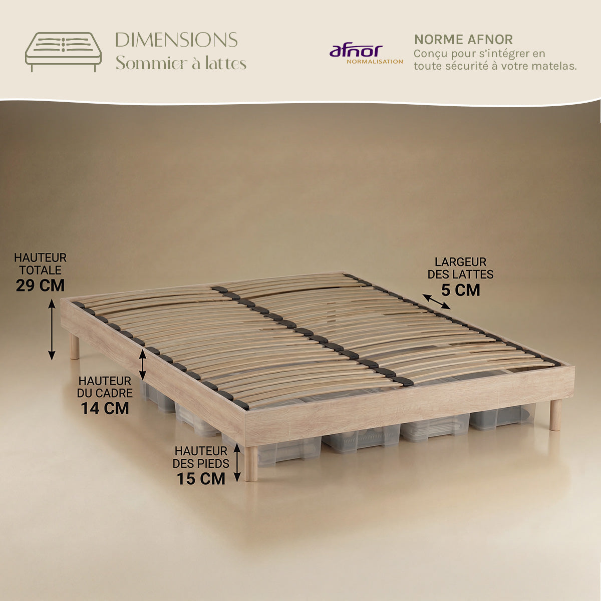 Prêt-à-dormir ALTESSE avec Sommier SÉLÉNA et Accessoires