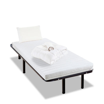 Prêt-à-dormir EGIO avec Cadre à lattes, Couette, Oreillers et Protège-matelas