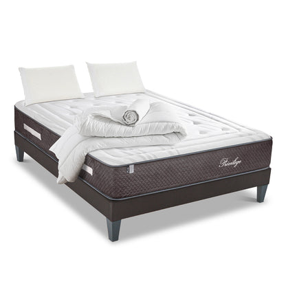 Prêt-à-dormir PRIVILÈGE avec Sommier, Couette, Oreillers et Protège-matelas