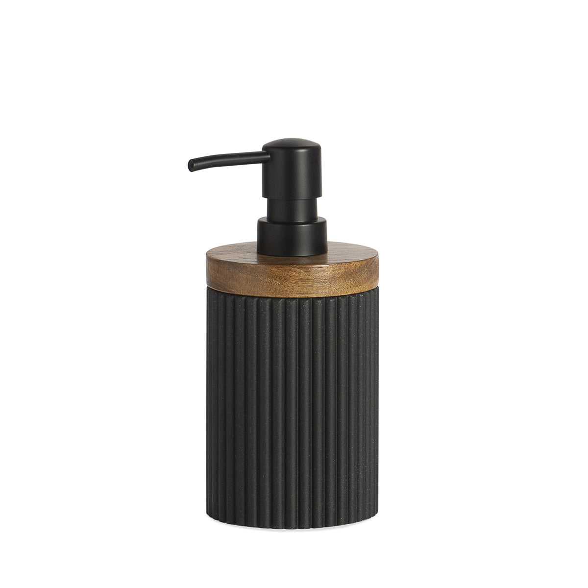 distributeur-de-savon-resine-noire-et-bois-lago