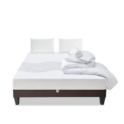 Prêt-à-dormir SENSITIVE avec Sommier, Couette, Oreillers et Protège-matelas