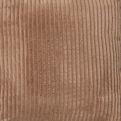 Lot de coussins velours côtelé MALO - Marron