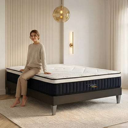 Matelas Célestin 2.0 - Mémoire de forme - Accueil moelleux - 29 cm d'épaisseur