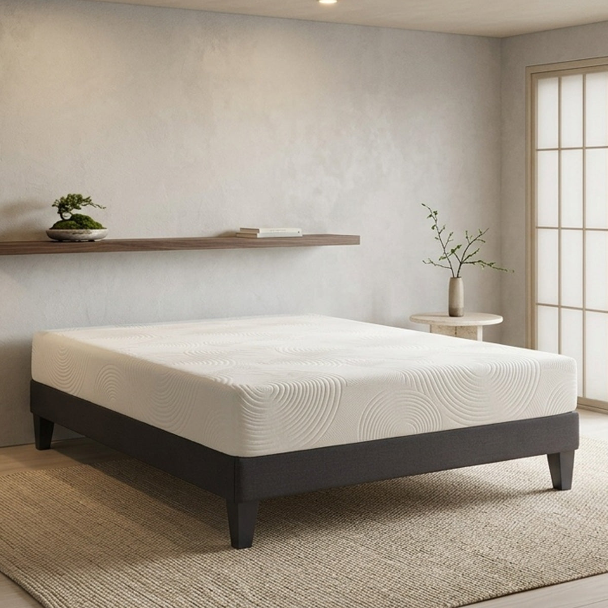 Ensemble Matelas Mémoire de forme HÉRA avec Sommier