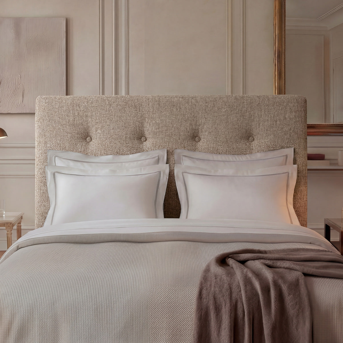 Tête de lit Capitonnée Tissu SISAL