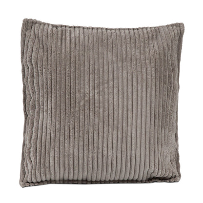 Lot de coussins velours côtelé MALO - Gris Clair