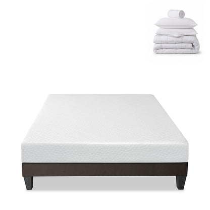 Pack prêt à dormir Absolu - Matelas + Sommier + Couette, oreillers, protège-matelas - 21 cm d'épaisseur