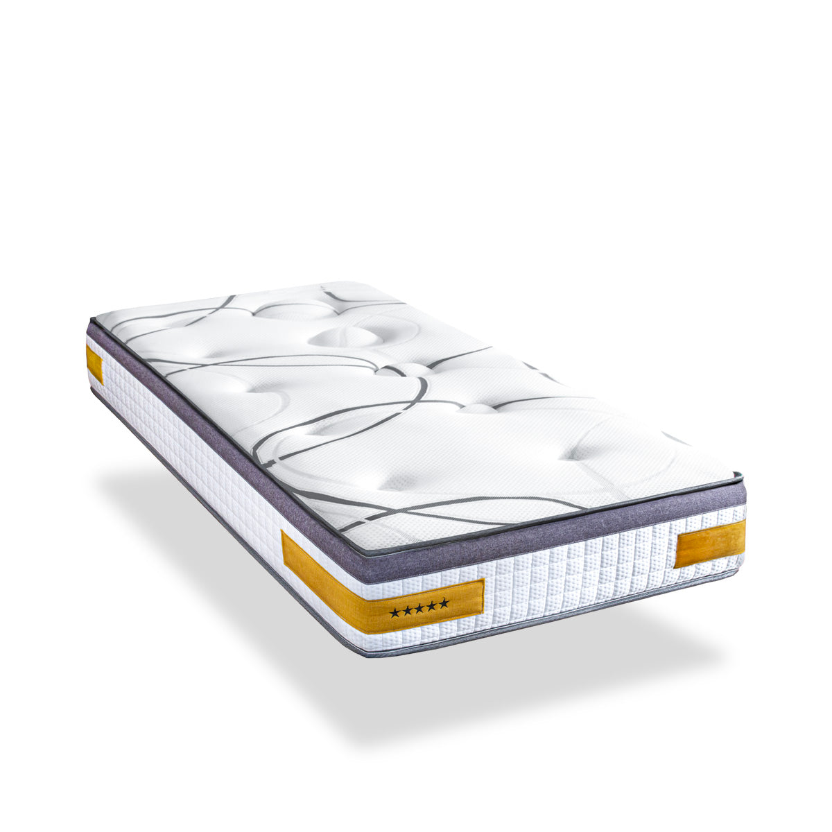 Prêt-à-dormir COPENHAGUE avec Sommier, Couette, Oreillers et Protège-matelas