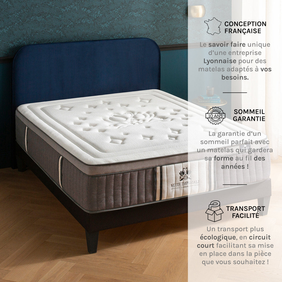 Ensemble Matelas Hybride SUITE IMPÉRIALE