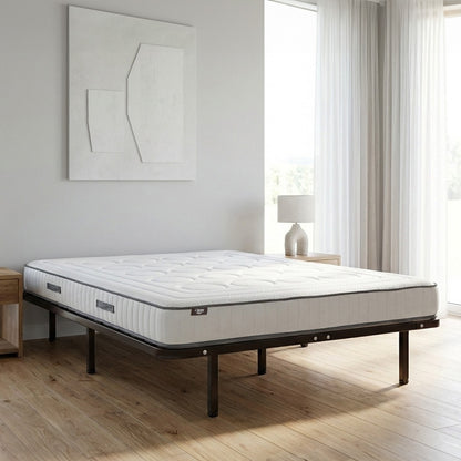 Ensemble Matelas Mémoire de forme CRISTAL avec Cadres à lattes