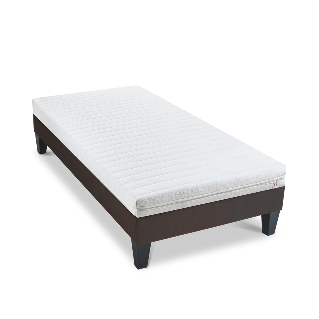 Ensemble Egio - Matelas mousse + Sommier tri-lattes - Idéal enfant et appoint - 12 cm d'épaisseur