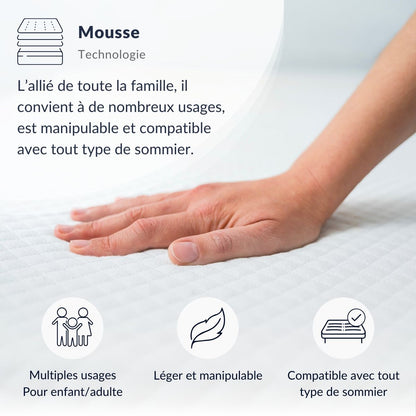 Matelas Mousse 25 cm LÉMAN