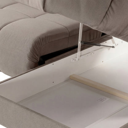 Canapé d'angle convertible - 4 places - Tissu - ANACAPRI