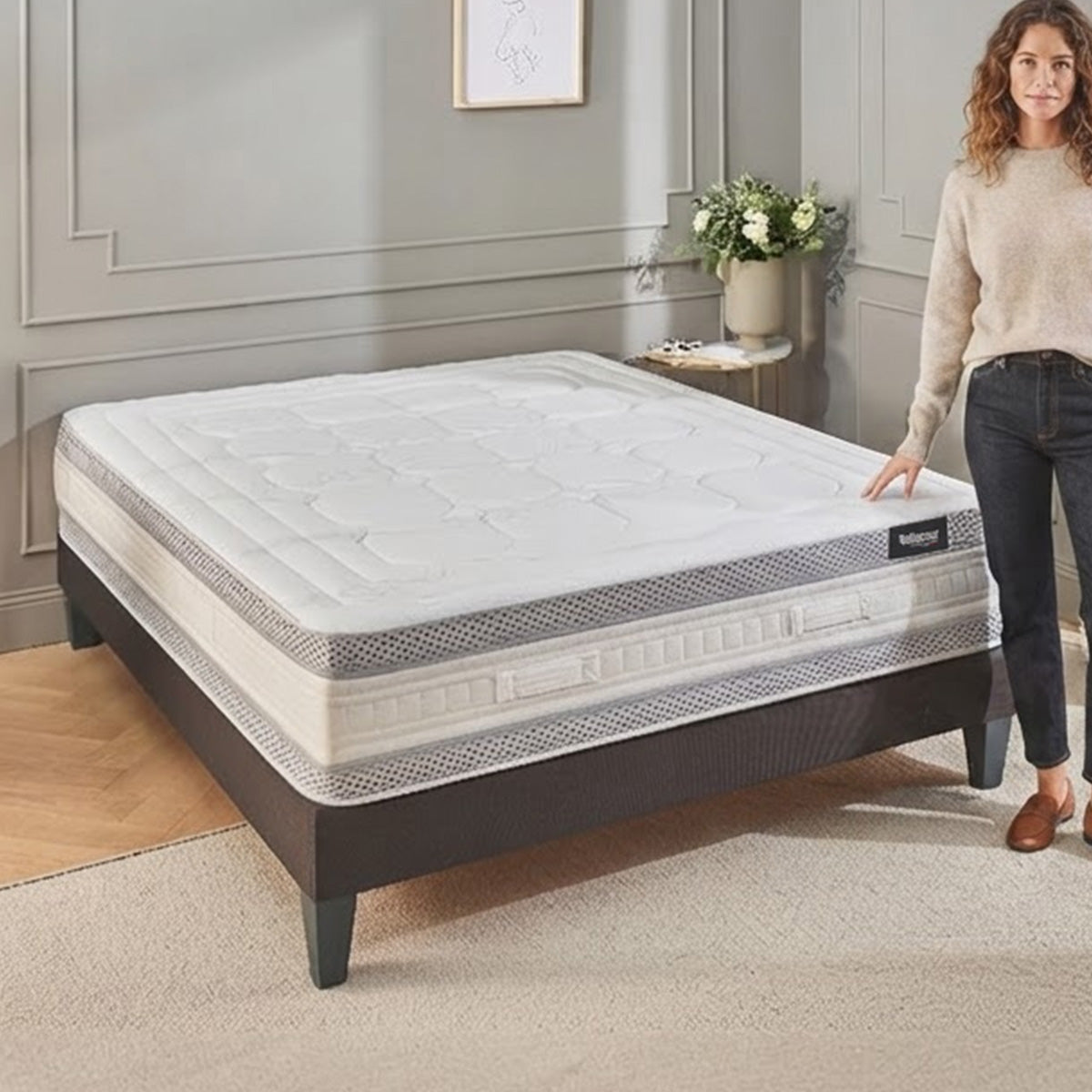 Matelas Ressorts ensachés 33 cm CHAMPS ÉLYSÉES