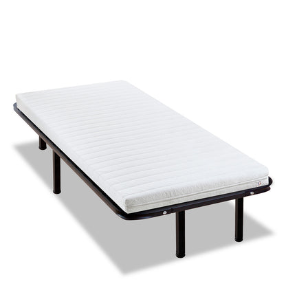 Ensemble Matelas Mousse EGIO avec Cadre à lattes